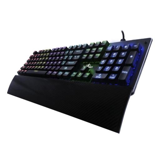 [QIAN_YAT1801] Qian TECLADO GAMING YEYIAN FLARE S2000 MECANIC SWITCH AZUL RGB
