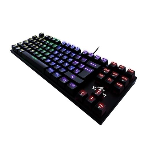 [QIAN_YAT1806] Qian TECLADO GAMING YEYIAN SPARK S2000 MECANIC SWITCH ROJO RGB