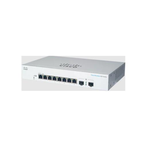 [CISCO_CBS220-8T-E-2G-NA] Cisco CBS220 SMART 8-PORT GE EXT PS 2X1G SFP