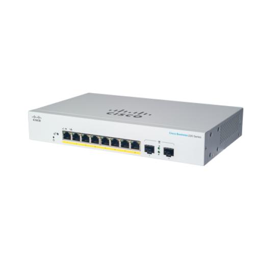 [CISCO_CBS220-8FP-E-2G-NA] Cisco CBS220 SMART 8-PORT GE FULL PO E EXT PS 2X1G SFP