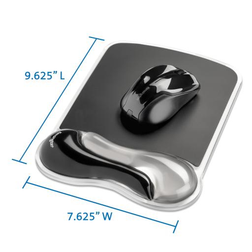 [ACCO_K62399US] Acco REPOSAMUNECAS KENSINGTON DUO GEL MOUSE PAD GRIS CON NEGRO