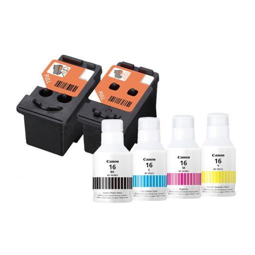 [CANON_4659C005AA] Canon KIT DE CARTUCHOS GI16 EN COLOR ES Y  CABEZAL PH-S PARA MAXIFY