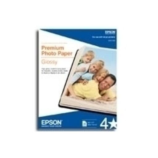 [EPSON_S041464] Epson PAPEL BORDERLESS PREMIUM GLOSSY PHOTO 20 HOJAS 5INX 7IN