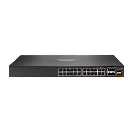 [HPE_JL725A] HPE ARUBA SWITCH 6200F 24G CLASS4 P 4SFP 370W  24 10 100 1000 POE PORTS