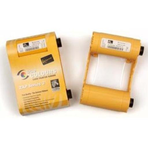 [ZEBRA_800033-848] ZEBRA IX SERIES COLOR RIBBON FOR ZXP3 YMCKOK 165 IMAGES