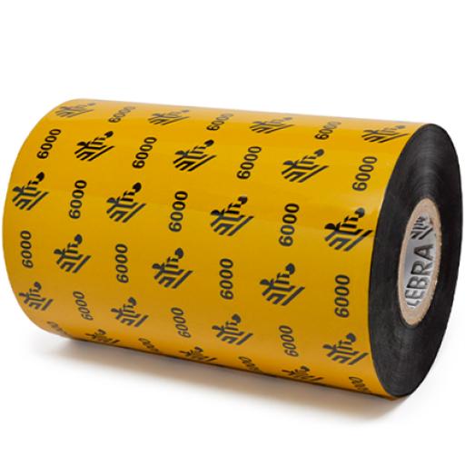 [ZEBRA_06000BK11045] ZEBRA 1 RIBBON CERA 110MM FORM 6000 TABLETOP