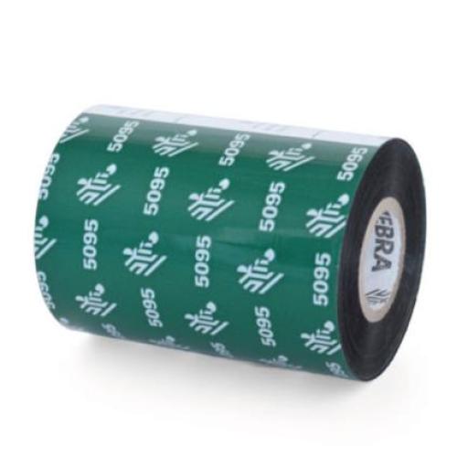 [ZEBRA_05095BK08345] ZEBRA RIBBON RESINA 3MMX450M 3.27INX1476FT 5095 HIGH PERFORMANC