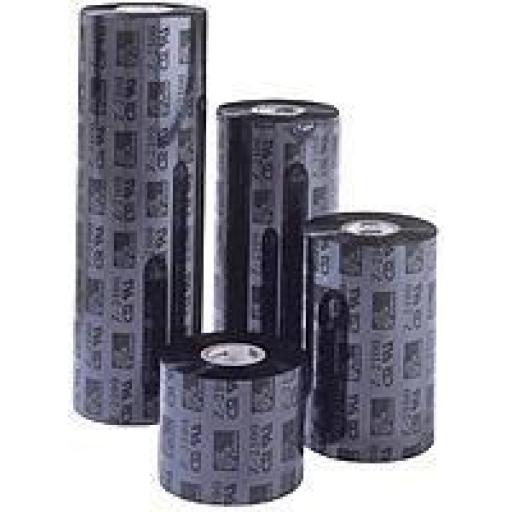 [ZEBRA_05586BK11045] ZEBRA RIBBON CERA RESINA 10MMX4 4.33INX1476FT 5586 PREMIUM 25MM 1