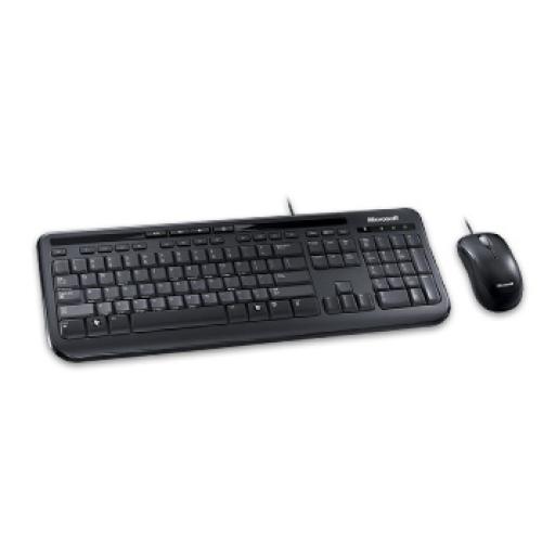 [MICROSOFTCORPORATION_APB-00004] MICROSOFT CORPORATION KIT TECLADO Y MOUSE MICROSOFT MOD.600.ESPANOL.USB.ANTIDERRAME.PC