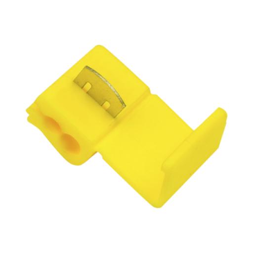 [EPCOM_AECW-5-5] Epcom Terminal tipo almeja / 12 - 10 AWG / Amarillo / Paquete de 25 piezas. 