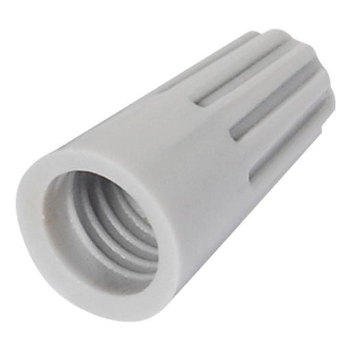 [EPCOM_AE00010] Epcom Capuchón roscable / 18 AWG / Gris / Paquete de 25 piezas.