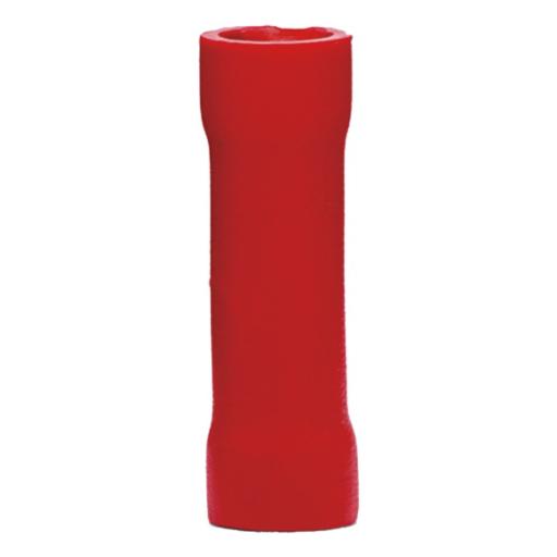 [EPCOM_AE-055-90] Epcom Conector a tope aislado / 22 - 16 AWG / Rojo / Paquete de 25 piezas