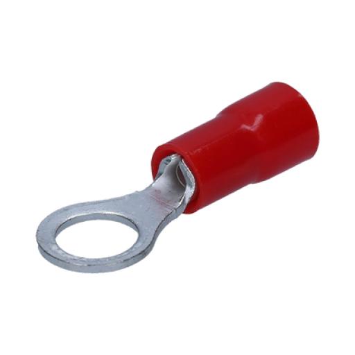 [EPCOM_AE34146] Epcom Terminal tipo ojo / 3 / 16" / 22 - 16 AWG / Rojo / Paquete de 25 piezas.