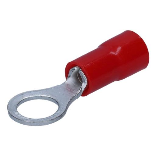 [EPCOM_AE34146] Epcom Terminal tipo ojo / 3 / 16" / 22 - 16 AWG / Rojo / Paquete de 25 piezas.