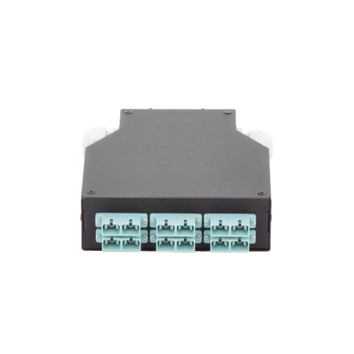[LINKEDPROBYEPCOM_LP-RDSCUMM] LINKEDPRO BY EPCOM Distribuidor de Fibra Óptica para Riel Din, 6 Acopladores SC/UPC Multimodo con Charola de Empalme