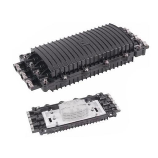 [LINKEDPROBYEPCOM_LP-FOSCH96-3] LINKEDPRO BY EPCOM Caja de Distribución de Fibra Óptica Horizontal, hasta 96 empalmes, Exterior IP68, 3 Puertos de entrada y Salida