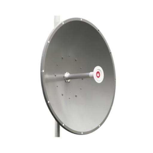 [TXPRO_TXP7GD34] TX PRO Antena direccional de 3 ft, 5.1 a 7.1 GHz, Ganancia 34 dBi, Conectores RP-SMA, Polarización doble, incluye montaje para torre o mástil 