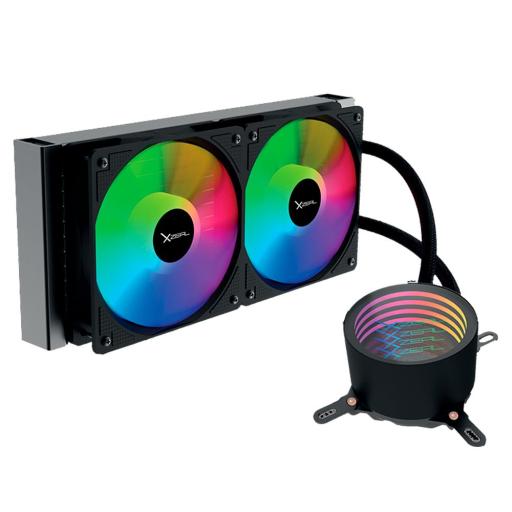 [XZEAL_XZCO410B] Enfriamiento Líquido XZEAL XZCO410B 2x 120mm, 500-2000RPM