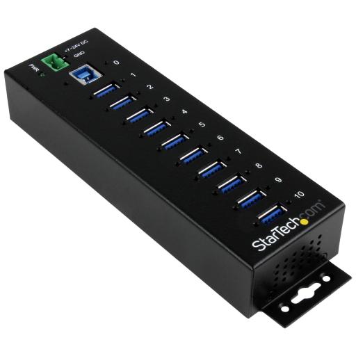 [STARTECH.COM_ST1030USBM] StarTech.com CONCENTRADOR INDUSTRIAL USB 3 PUERTOS DE 10PUERTOS HUB ESD