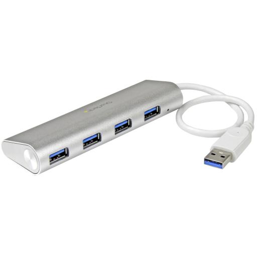 [STARTECH.COM_ST43004UA] StarTech.com CONCENTRADOR USB 3.0 4 PUERTOS HUB CON CABLE INCORPORADO