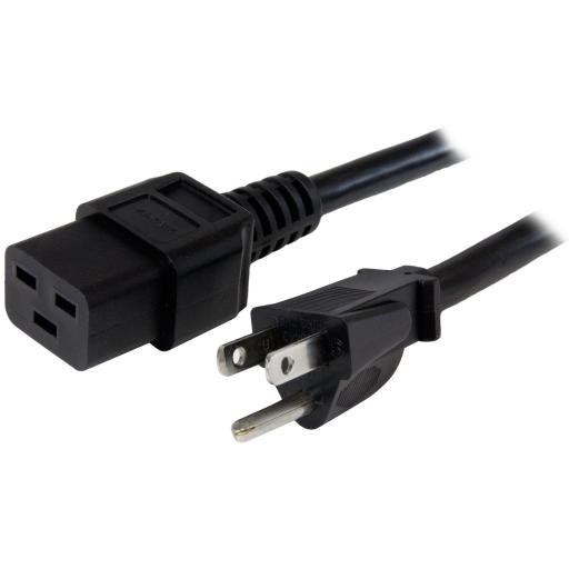[STARTECH.COM_PXT515C19143] StarTech.com CABLE DE 91CM NEMA 5-15P A C19 SERVICIO PESADO CORRIENTE PC