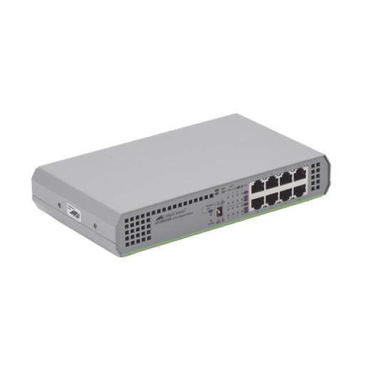[ALLIEDTELESIS_AT-GS910-8-10] Allied Telesis Switch Gigabit No Administrable, 8 Puertos 10/100/1000 Mbps fuente de alimentación interna