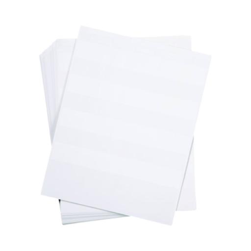 [PANDUIT_S100X075YAJ] Panduit Hojas con 2500 Etiquetas Auto-laminadas para Impresora Láser/Inyección de Tinta, para Cables de 2 a 4.1 mm de Diámetro (18 - 14 AWG)