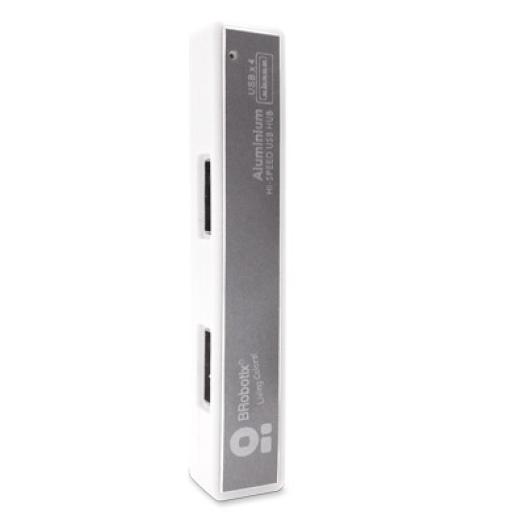 [DATACOMPONENTS_180727-5] Data Components HUB USB V2.0 4 PUERTOS BROBOTIX SMALL PLATA