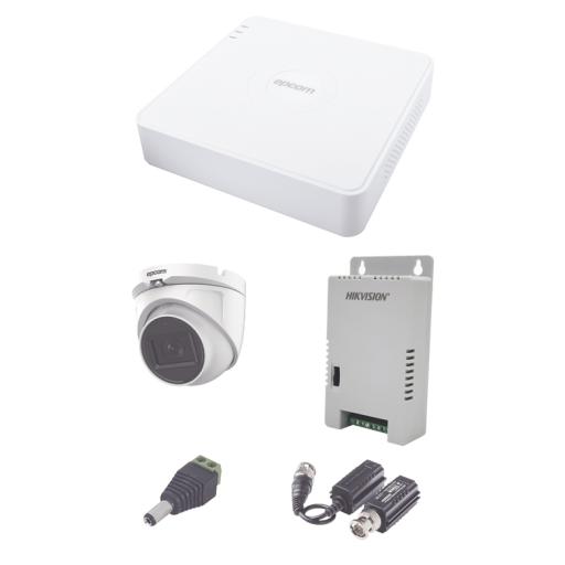 [EPCOMPROFESSIONAL_KEVTX8T4EG/A] EPCOM PROFESSIONAL KIT TurboHD con Audio 1080p / DVR 4 Canales / 4 Cámaras Domo (exterior 2.8 mm) / Transceptores / Conectores / Fuente de Poder / AUDIO POR COAXITRON