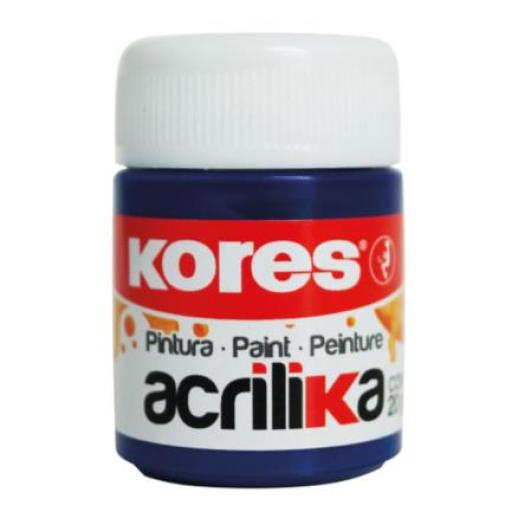 [KORES_727121] Kores PINTURA ACRILICA KORES 20 ML AZUL C/12 BOTES