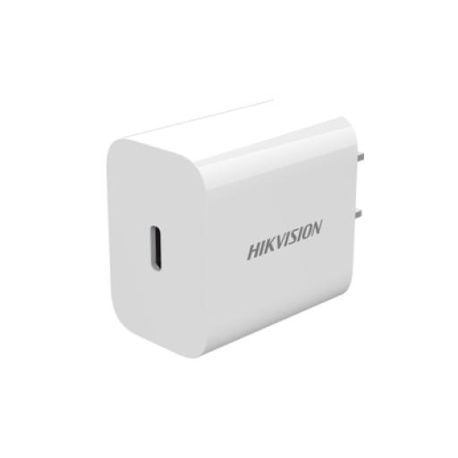 [HIKVISIONDIGITALTECHNOLOGY_HS-FC20-A1C01A] Hikvision Digital Technology Cargador USB - C de 20 Watts / Carga Rapida / 5 VCD a 3 Amp / 9 VCD a 2.22 Amp / Compatible con Multiples Marcas