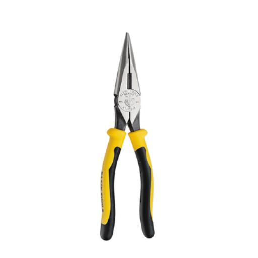 [KLEINTOOLS_KT203-8] Klein Tools Pinzas de Punta Cónica con Corte Lateral de 8 Pulgadas. Con Tope para Máximo Agarre.