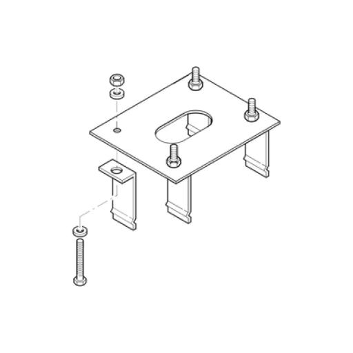 [CAME_119-RIG006] CAME Anclaje para barreras CAME GARD4 y G3750