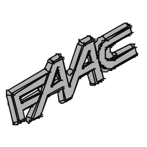 [FAAC_7324745] FAAC Logotipo de Plastico Para Equipos FAAC