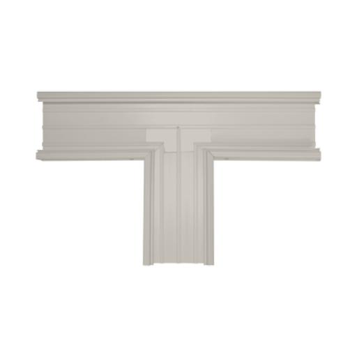 [THORSMAN_TEK-100-T-M] Thorsman Sección en "T" color Marfil de PVC auto extinguible, para canaleta TEK-100-M (5576-17001)