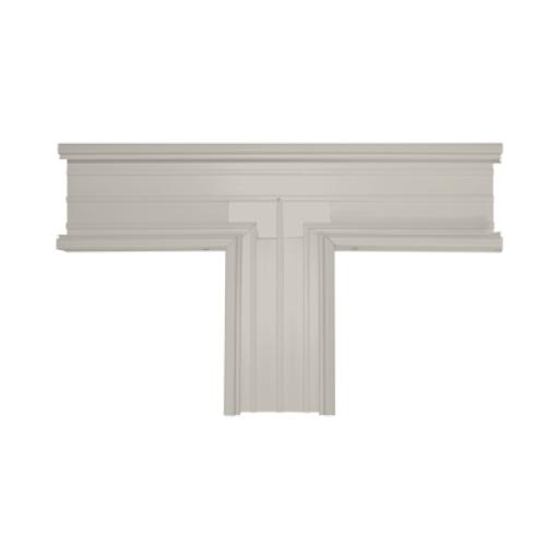 [THORSMAN_TEK-100-T-M] Thorsman Sección en "T" color Marfil de PVC auto extinguible, para canaleta TEK-100-M (5576-17001)
