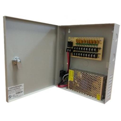 [SAXXON_PSU1210D9] Saxxon Fuente de Poder Regulada en Gabinete SAXXON PSU1210D9