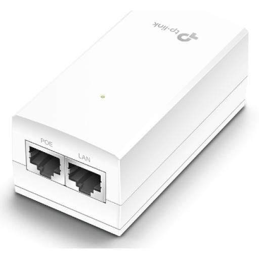 [TPLINK_TL-POE2412G] TPLINK Inyector PoE pasivo de 24V / 2 puerto 10/100/1000 Mbps / Plug and Play / Montaje en Pared