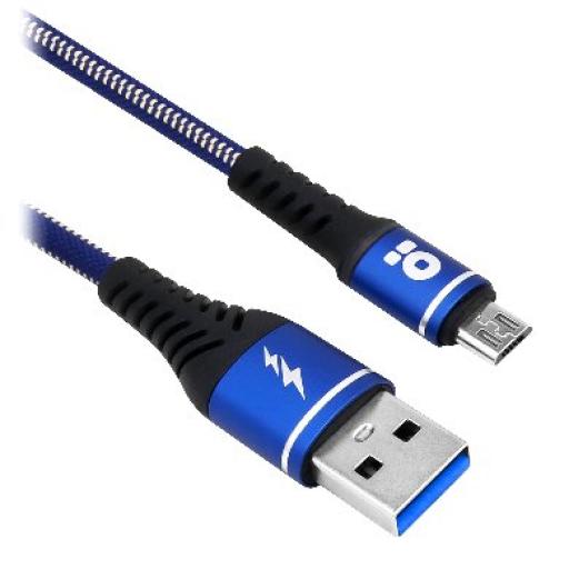 [BROBOTIX_6000717] CABLE USB V2.0 TIPO MICRO B BRobotix AZUL 1 m.