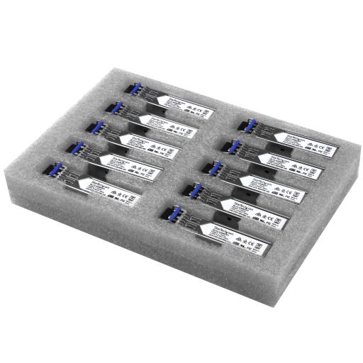 [STARTECH.COM_GLCLHSMD10ST] StarTech.com PAQUETE 10 SFPS GIGABIT FIBRA GLC-LH-SMD LC MM/SM 10KM550M    .