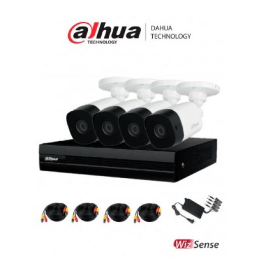 [DAHUA_KITXVR1B08-I-2MP4CP] Dahua Kit de Videovigilancia Dahua Technology DH-KIT/XVR1B08-I/4-B1A21N-0360B