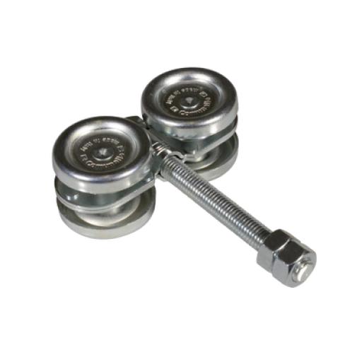 [COMUNELLO_1991-8125] COMUNELLO  ECO KIT 4C - M / Kit de Carretillas de Cuatro Ruedas / Carga Soportada de 150 lbs / Incluye Dos Carretillas Para Puertas Colgantes 
