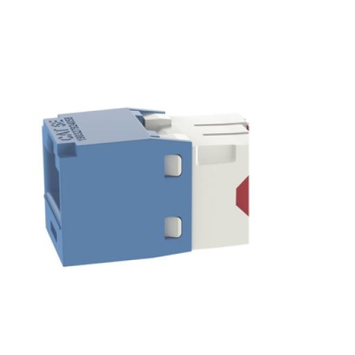 [PANDUIT_CJ5E88TGBU] Panduit Conector Jack RJ45 Estilo TG, Mini-Com, Categoría 5e, de 8 posiciones y 8 cables, Color Azul