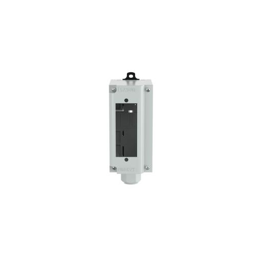 [PANDUIT_FDPPSIG] Panduit Panel de Parcheo Modular para Fibra Óptica, de Instalación en Riel DIN Estándar de 35mm, Acepta Una Placa Acopladora FAP, Color Gris