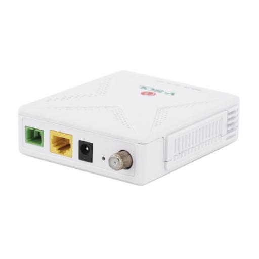 [V-SOL_V2801D-1GT1] V-SOL ONU Dual GPON/EPON con 1 Puerto SC/UPC + 1 puerto LAN Gigabit + 1 puerto CATV