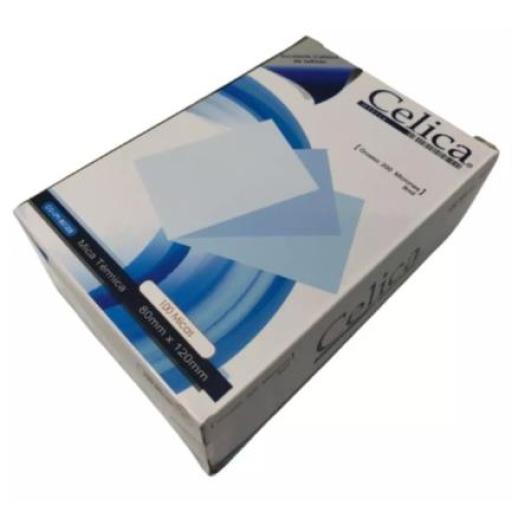 [CELICA_CO-LPF10-80-120E] Celica Mica Térmica Celica Tamaño Credencial 80x120mm 10 Milésimas o 250 Micrones Pqte C/100 Pzas