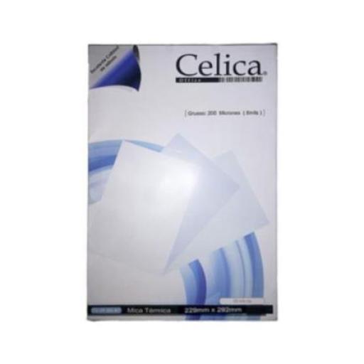 [CELICA_CO-LPF10-229-292L] Celica Mica Térmica Celica Tamaño Carta 229x292mm 10 Milésimas o 250 Micrones Pqte C/50 Pzas
