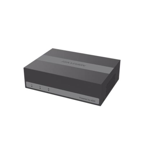 [HIKVISIONDIGITALTECHNOLOGY_DS-E04HGHI-D] Hikvision Digital Technology DVR 2 Megapíxel (1080p) Lite / 4 Canales TURBOHD + 1 Canal IP / Hasta 1 Mes de grabación / Unidad de Estado Solido Incluido / H.265+ / ACUSENSE Lite (Evita Falsas Alarmas) / Diseño Ultra Compacto / Extra Silencioso / eSSD de 480 GB