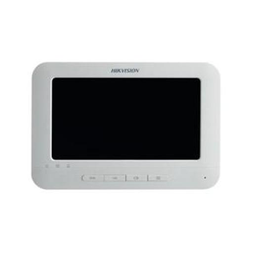 [HIKVISIONDIGITALTECHNOLOGY_DS-KH6310-WL] Hikvision Digital Technology Monitor IP Touch Screen 7'' para Videoportero IP / Soporta P2P / WiFi / Vídeo en Vivo / Audio de Dos Vías / Apertura Remota / Llamadas entre Monitores