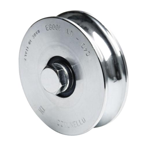 [COMUNELLO_1150-5070-001] COMUNELLO Rueda de 16 cm SIN Soporte / Soporta hasta 575 kg / Canal Tipo "U"